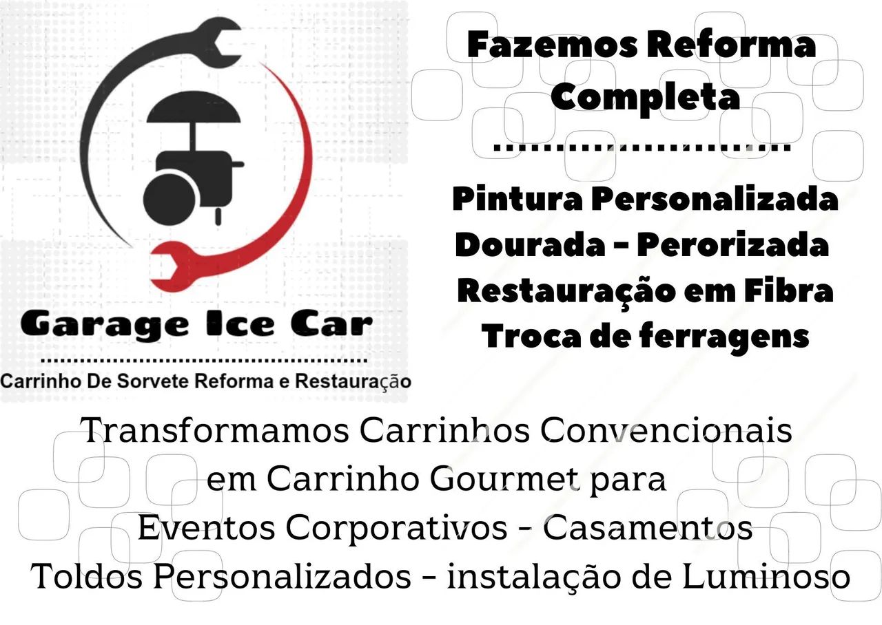 Carrinho de Sorvete Gourmet Reforma - Foto 2