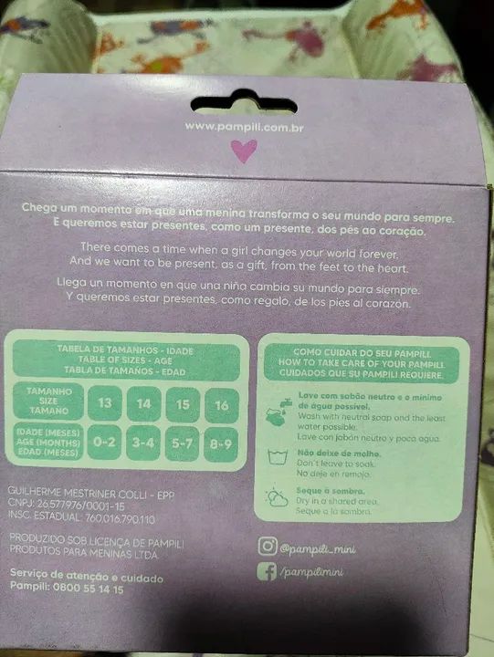 Sapato Pampili Nina branco com laço n. 17 - Foto 6