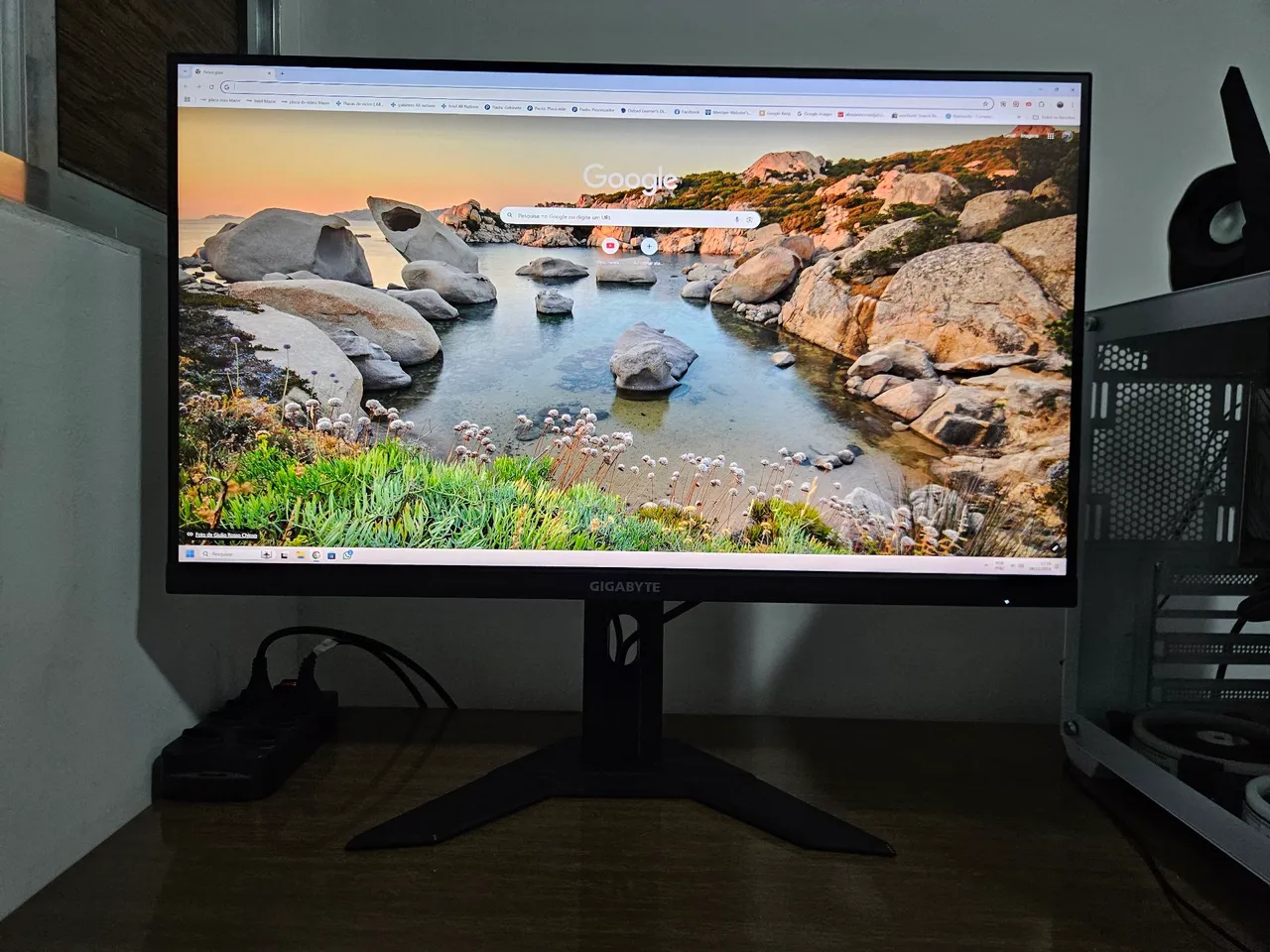 Monitor Gigabyte 4k 28 polegadas 144hz!
