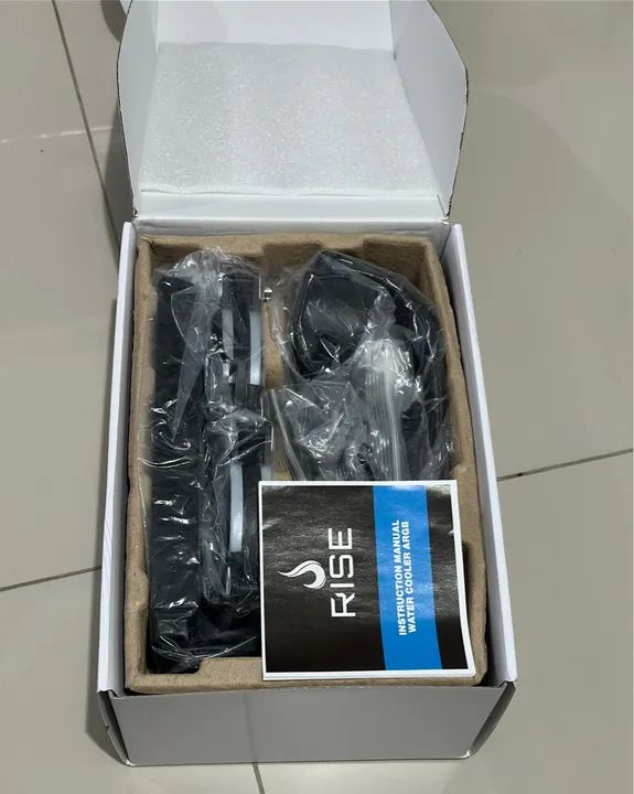 Water Cooler Risemode Black 240mm ARGB Novo Peças de Hardware