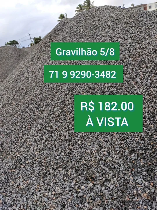 Gravilhão 5/8 - R$ 185,00 à vista