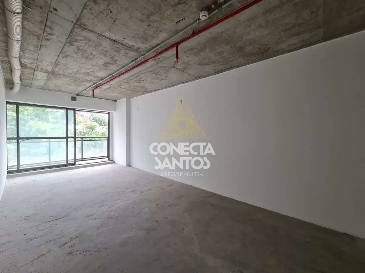 Aluga-se Sala Comercial com Sacada Valongo Santos - Foto 3