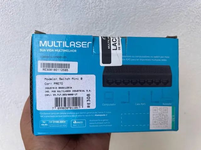 Switch mini Multilaser RE308 r$ 40 - Foto 2