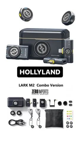 Microfone de Lapela Hollyland Lark M2 (Lacrados)