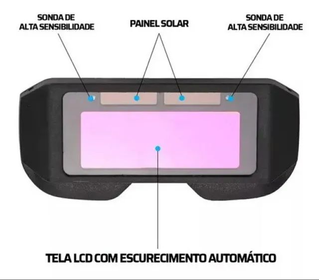 Óculos de Solda Automático - Pronta Entrega - Foto 3