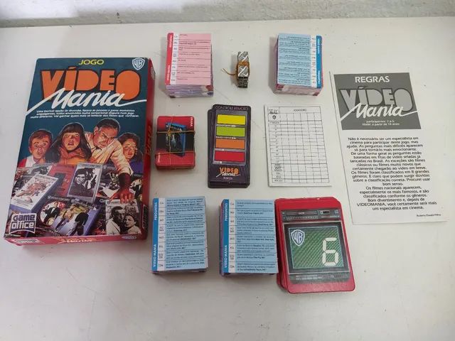 Jogo Vídeo Mania - Game Office Warner Bros 1991 - Completo - Foto 4