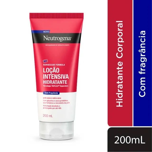  Hidratante Corporal Neutrogena Norwegian Formula Loção Intensiva com Fragrância 200ml