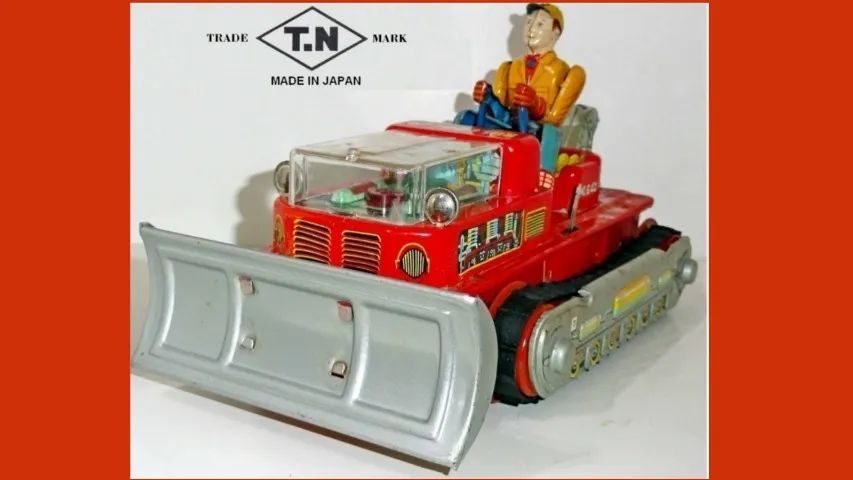   Trator da Nomura Toys   Trator da Nomura Toys japonesa.Raridade.Fabricado nos anos 1960  - Foto 6