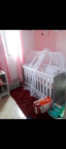Mini Berço Branco SEM COLCHÃO  - Foto 4