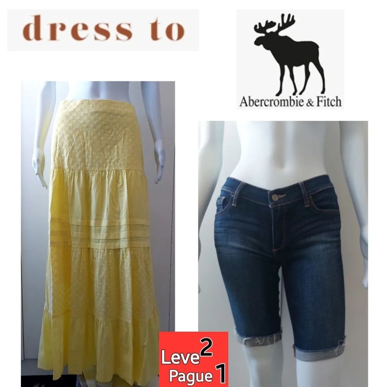 Dress to  saia e Abercrombie short