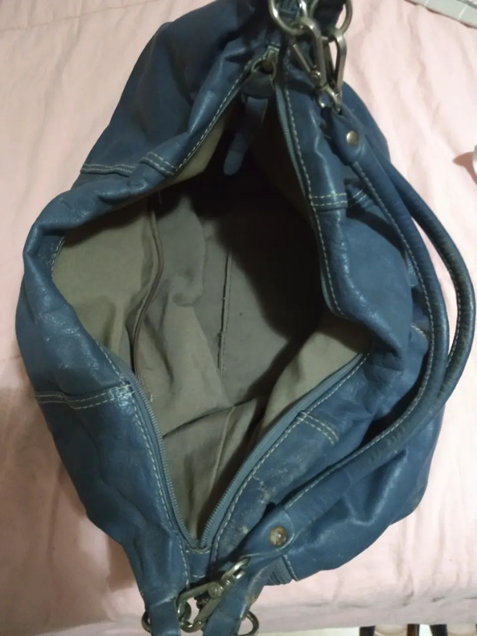 Bolsa de Ombro Transversal em Couro Corello - Foto 3