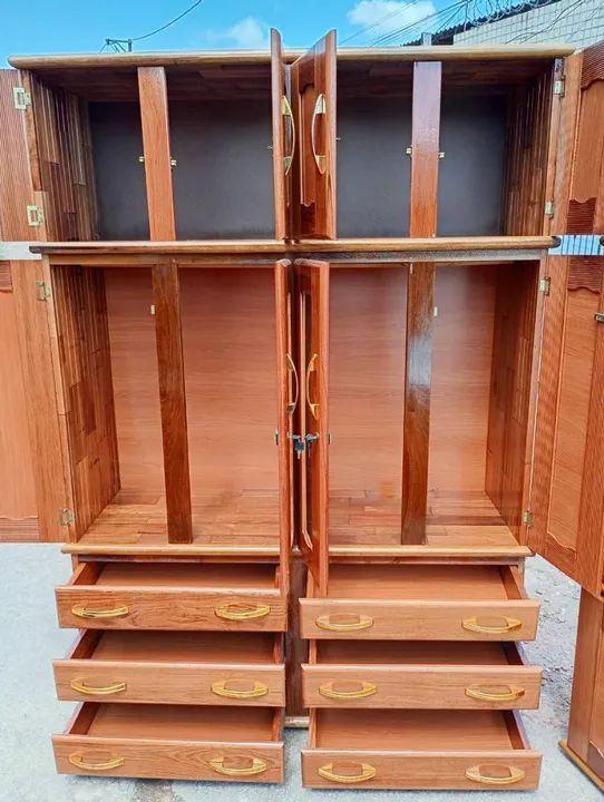 Guarda roupa de Madeira Maciça - novo - Foto 2
