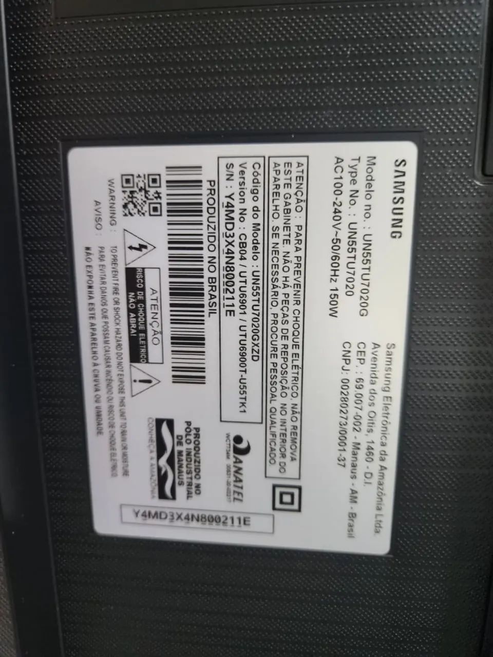 Smartv Samsung UN55TU7020GXZD - Foto 2