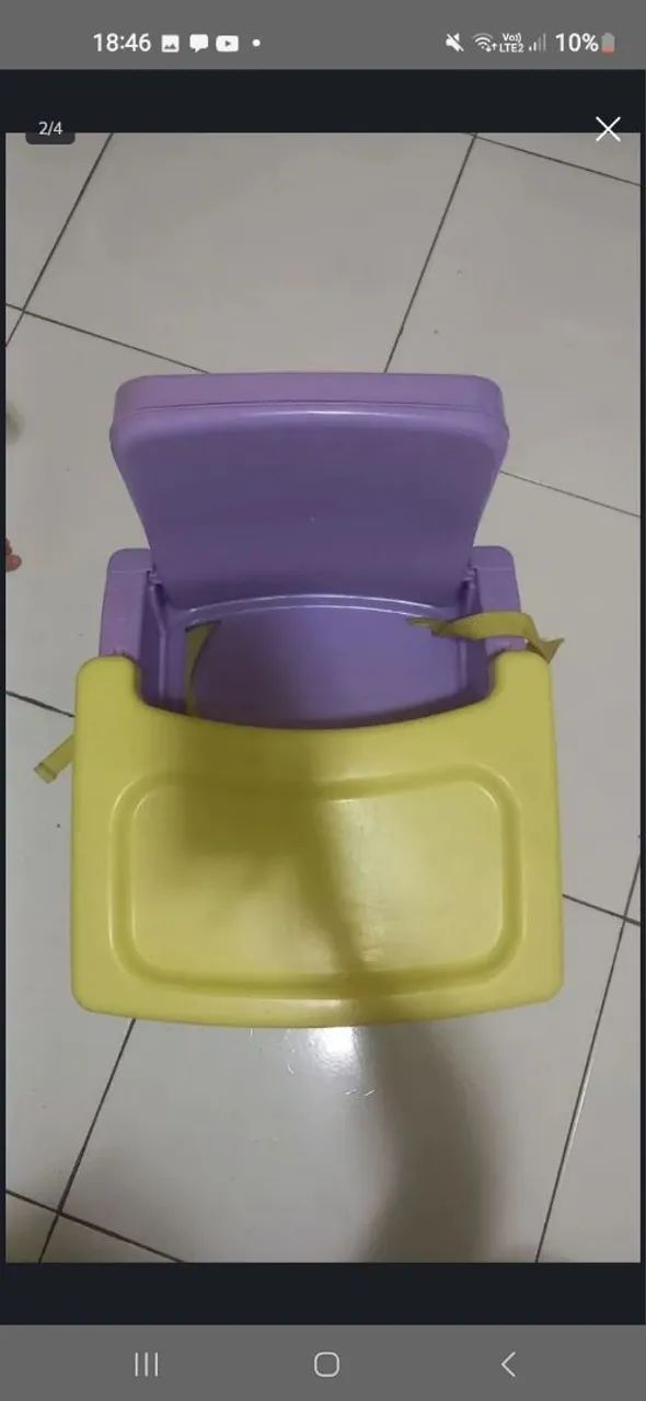 Combo Bebê conforto, acento de carro e cadeira de alimentação.  - Foto 5