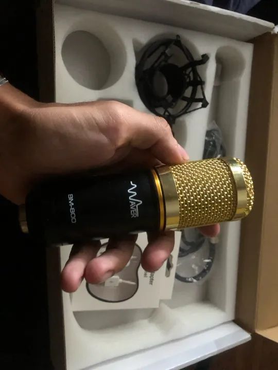 Microfone condensador BM 800 Waves original 