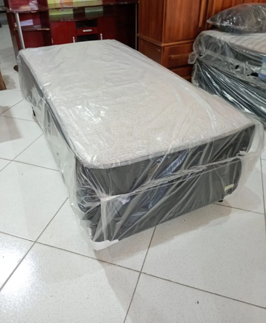 Cama Box Solteiro Conjugada Nova