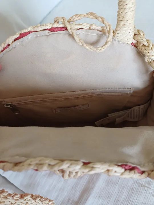 BOLSA DE PALHA DA RENNER - Foto 3
