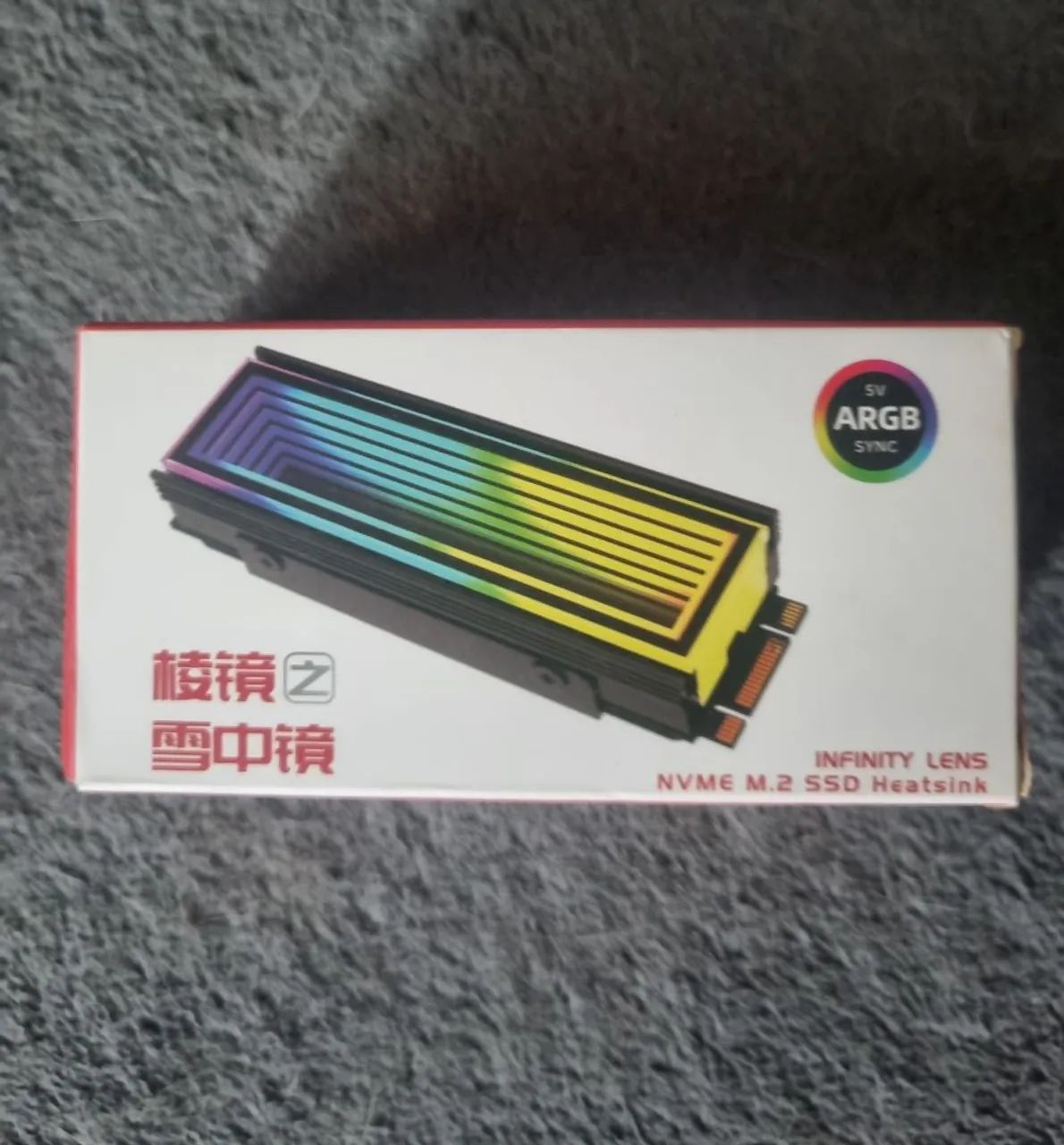 Dissipador de calor para nvme com ARGB