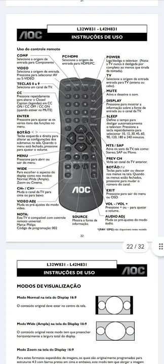 TV AOC - Tela grande, imagem impecável! - Foto 6