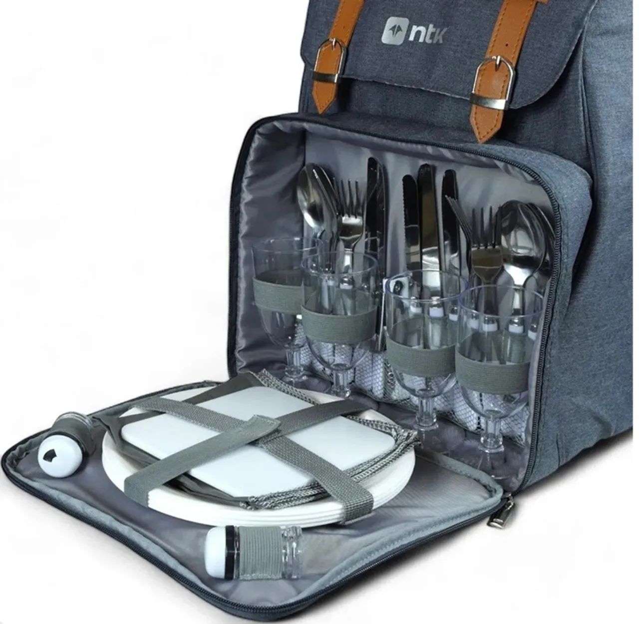 Mochila de Piquenique para Acampamentos com acessórios inclusos - Foto 2