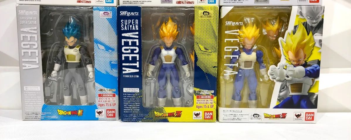Coleção Vegeta Sh Figuarts Dragon Ball Z Bandai Originais - Foto 2