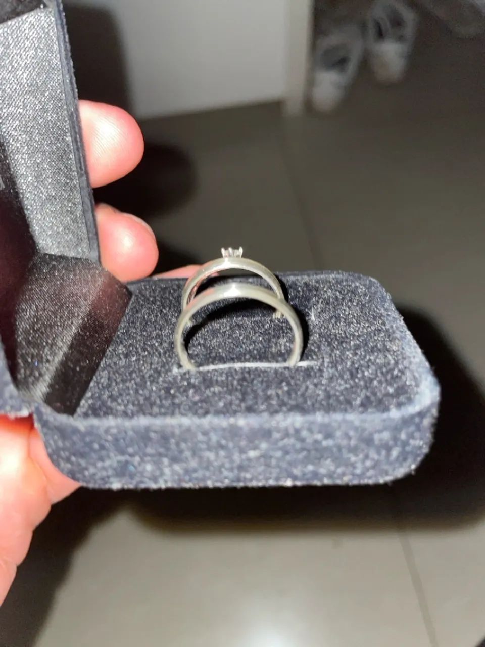 Alianças novas da prata fina de compromisso(namoro) - Foto 4