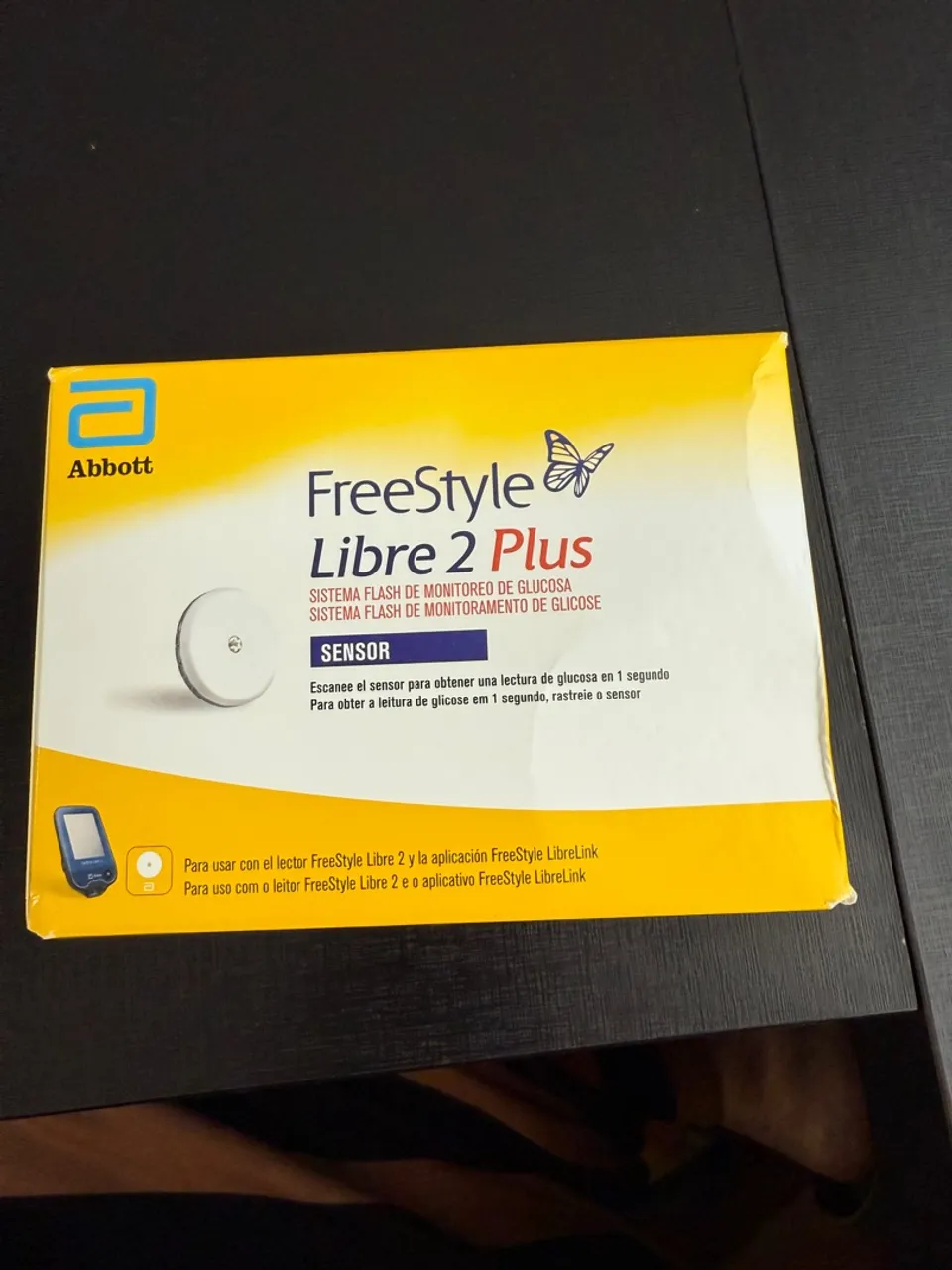 Sensor Freestyle Libre 2 Plus - Monitoramento de Glicose