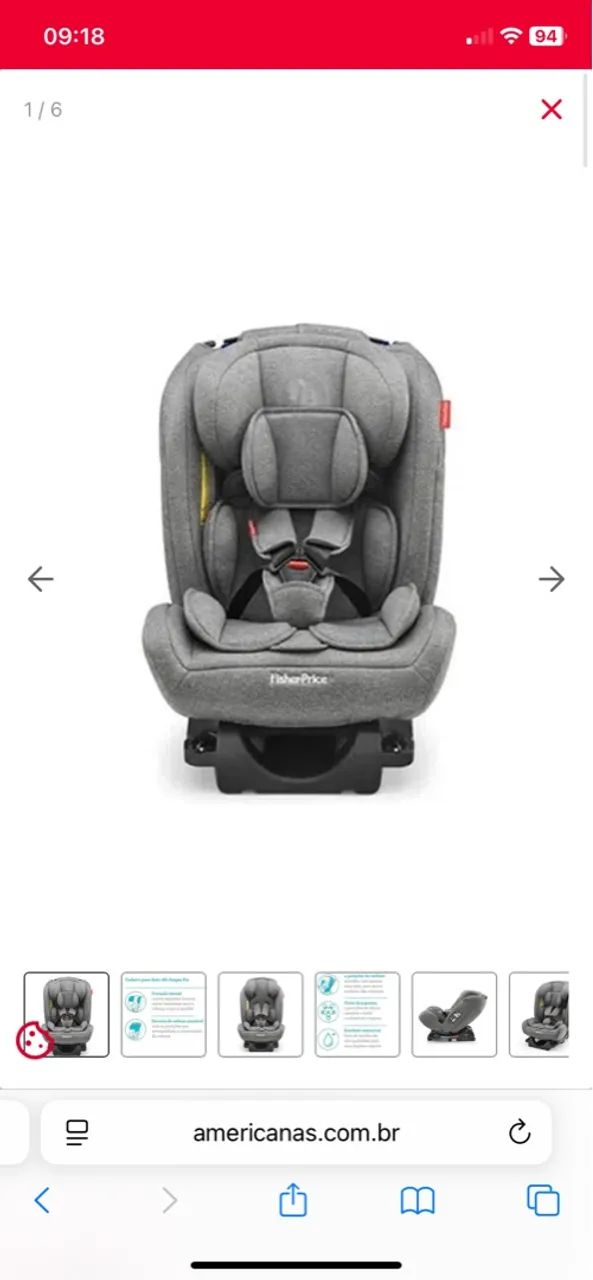 Cadeirinha Fisher Price ISOFIX  - Foto 2