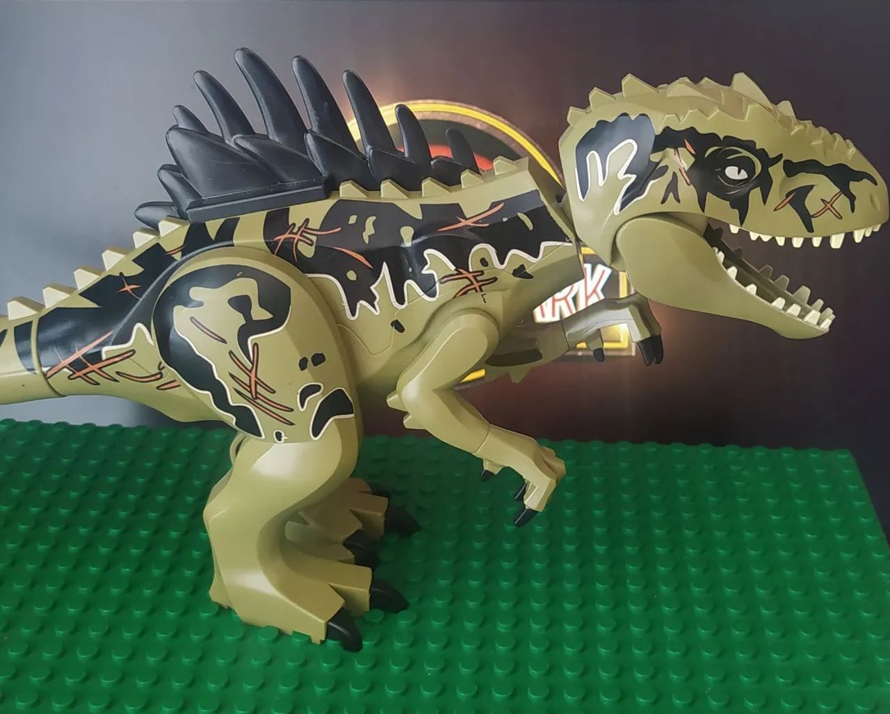 Dinossauro Giganotossauro Jurassic Park - blocos de montar (Lego) - Foto 3