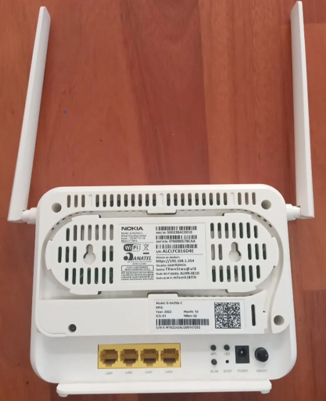 Modem Roteador Ont Nokia G-0425G-C Dual Band 2,4 / 5Ghz Wifi - Foto 3
