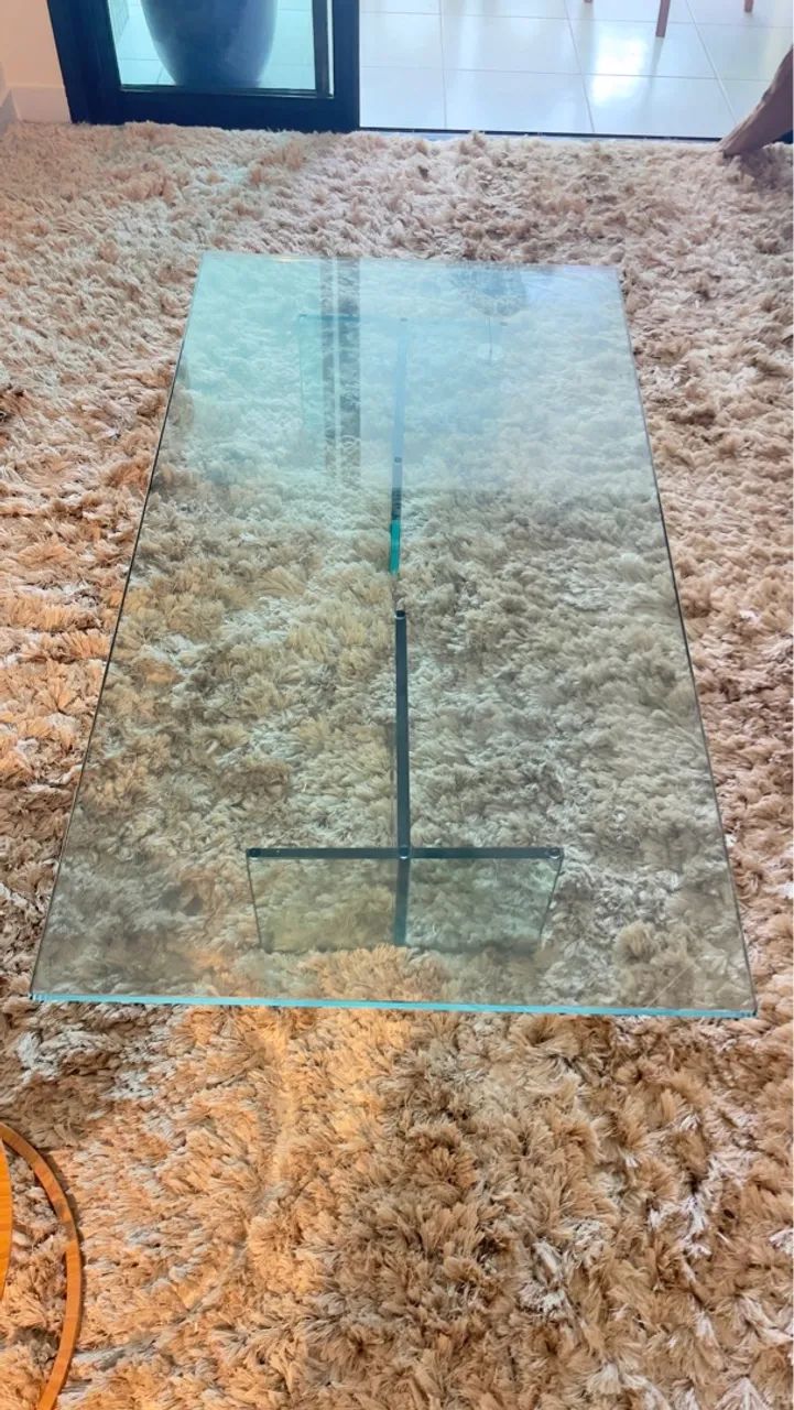 Mesa de Centro de Vidro