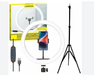 Luminária LED Ring Light youtuber 12? 30cm