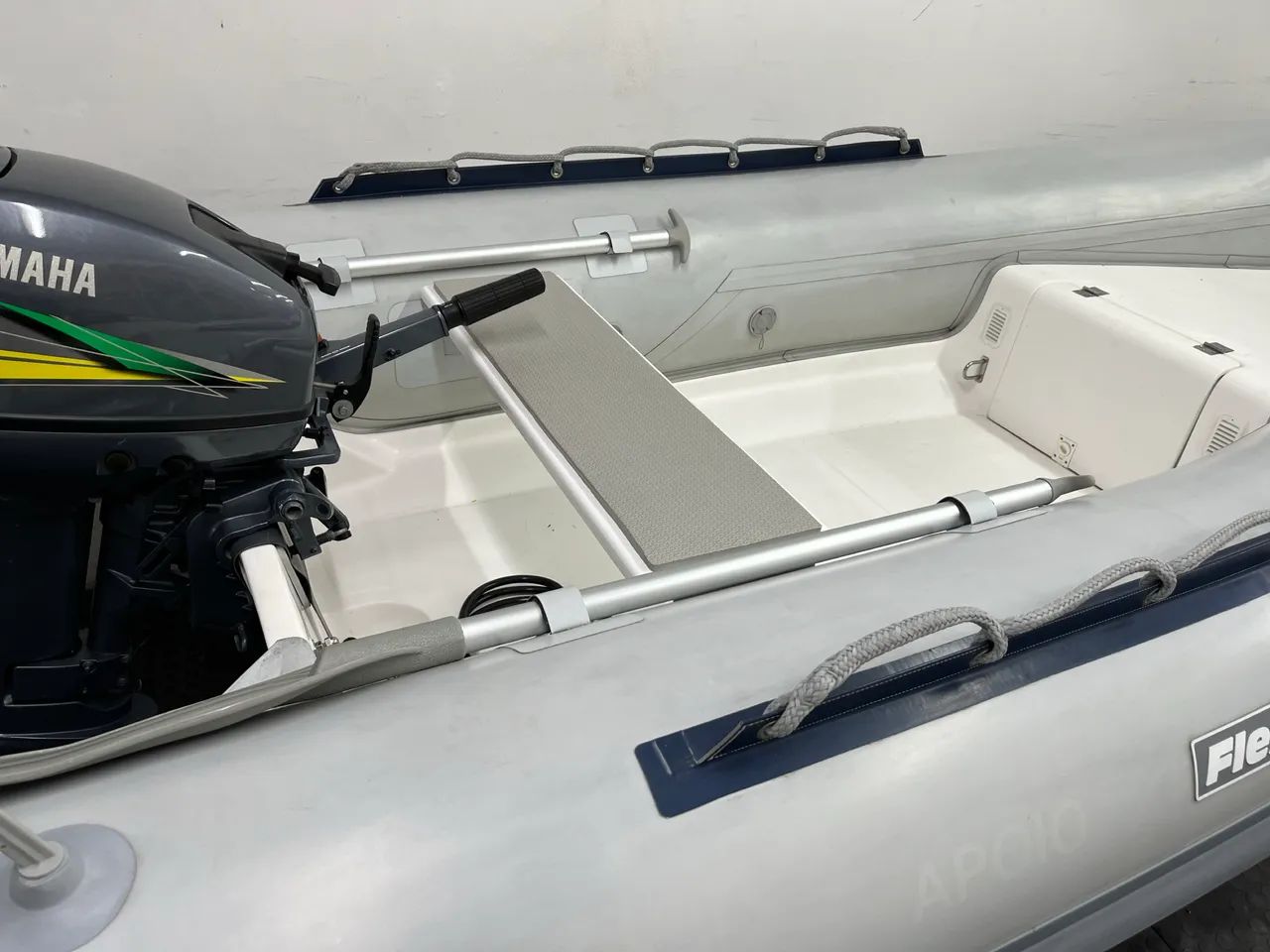 Bote flexboat SR 10 luxo cinza - Foto 2