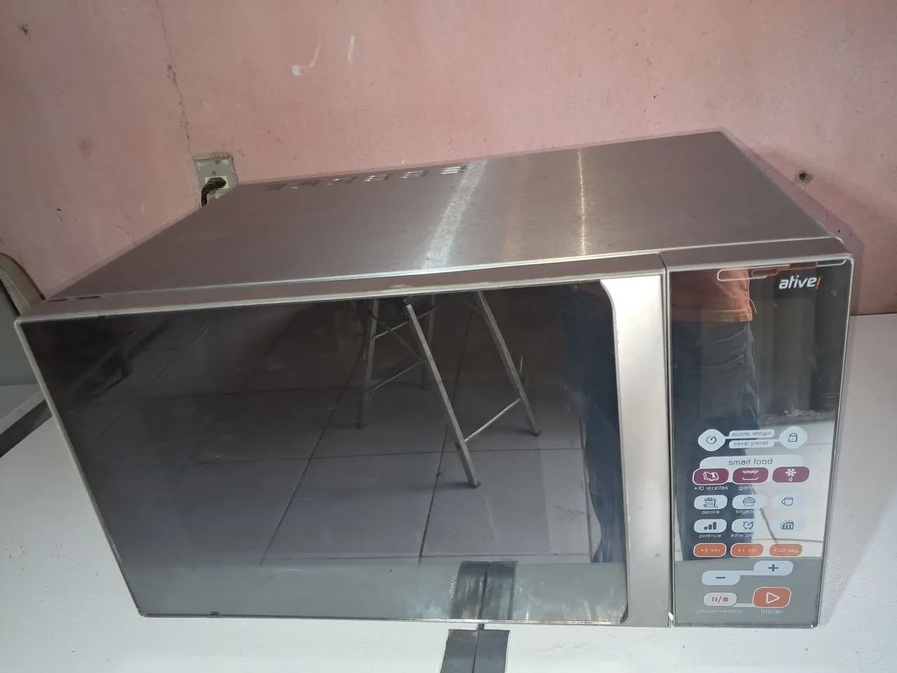 Microondas Brastemp ative com grill