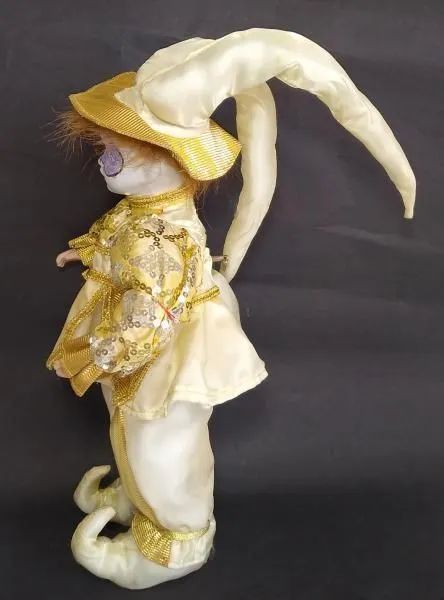 Boneco Pierrot Porcelana a Corda - Musical  - Foto 5