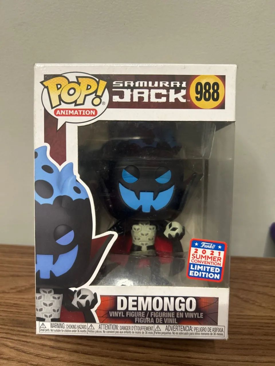 Funko Pop Samurai Jack 988 Original Novo