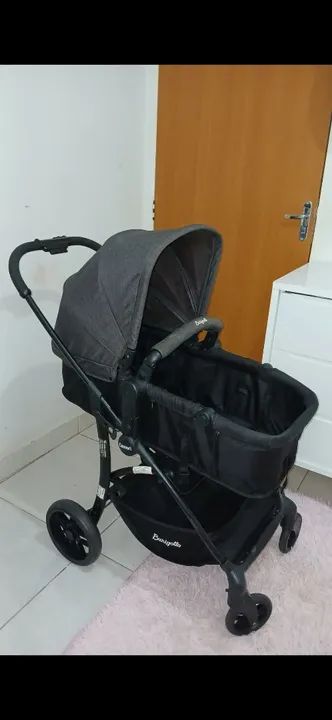 Conjunto Carrinho de Bebê Burigotto Convert, Bebê Conforto e Base - Foto 4