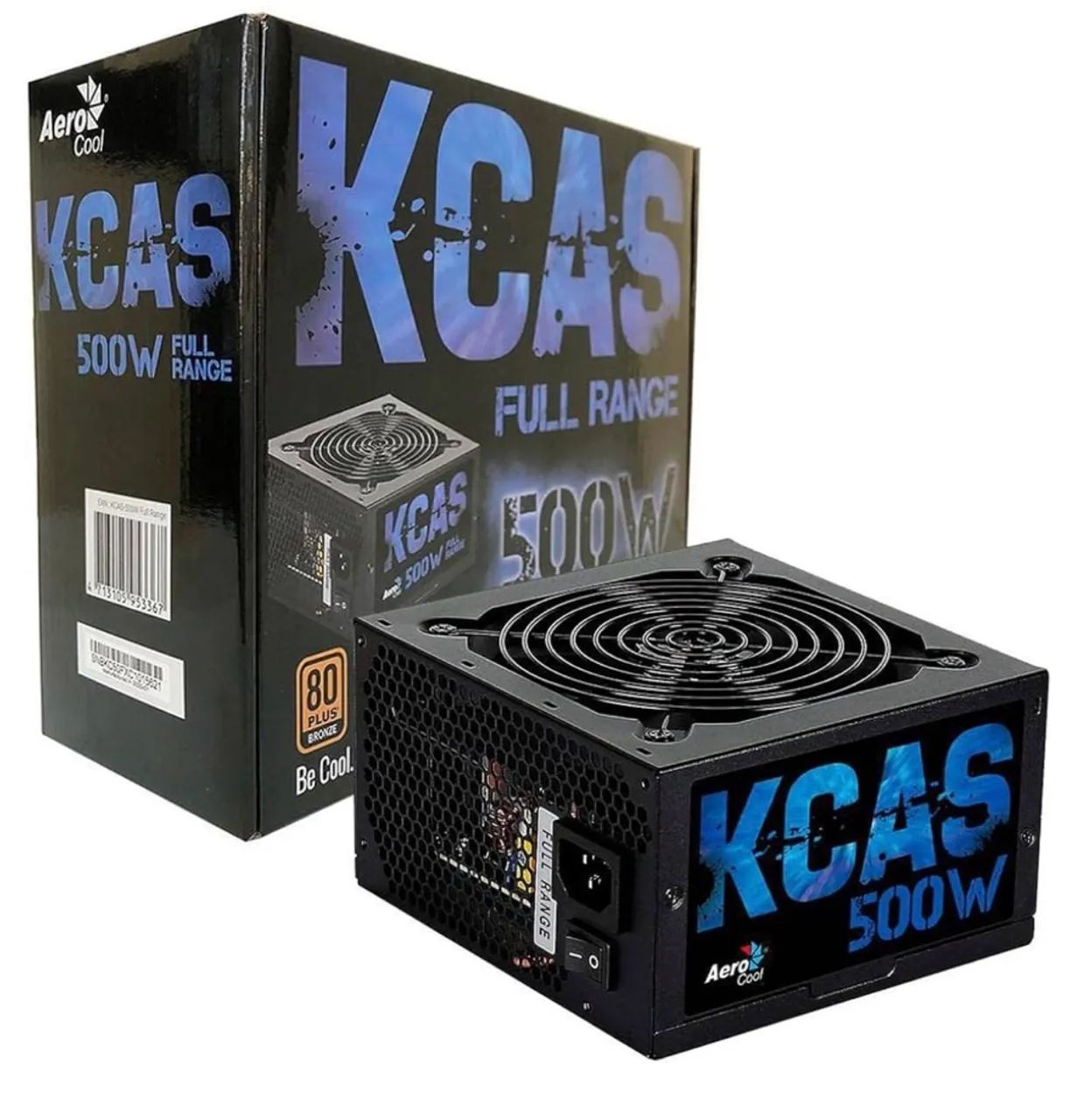 Fonte AeroCool KCAS 500W Full Range 80 Plus Bronze