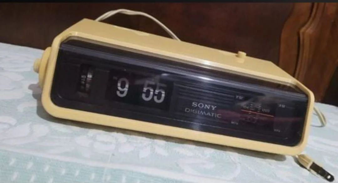 Relógio Digital sony digmátic anos 70