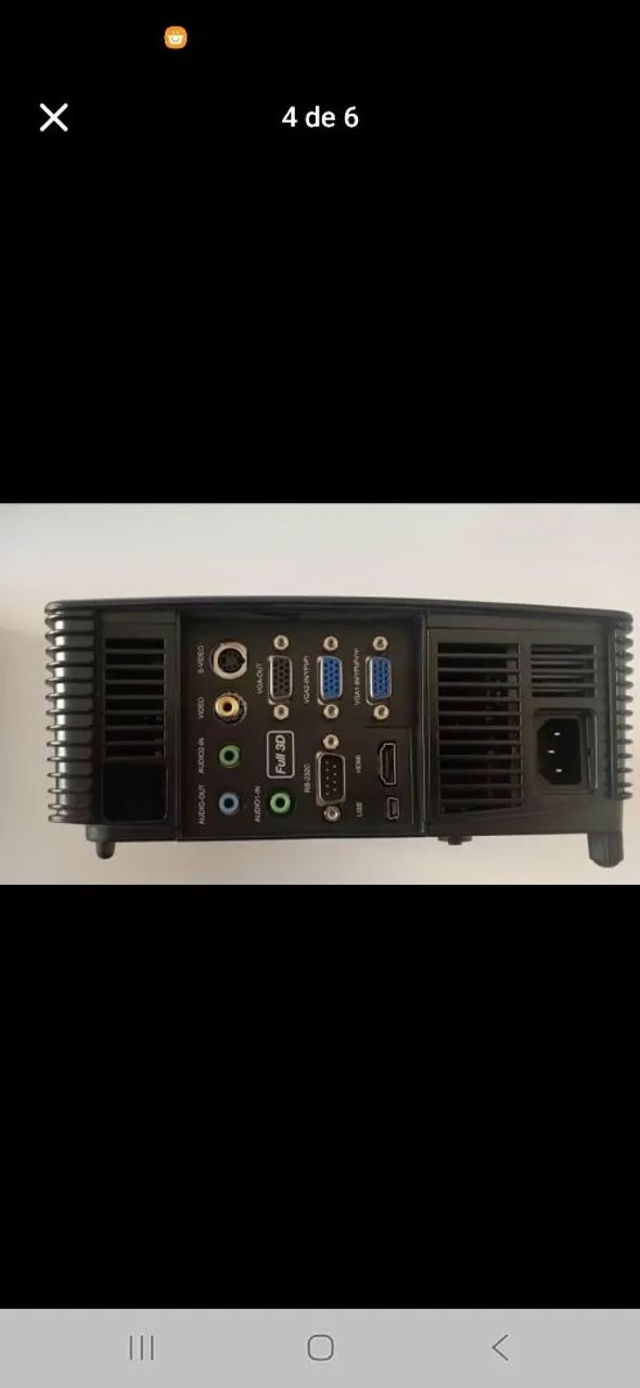Projetor Optoma com Case e Controle Remoto - Foto 3