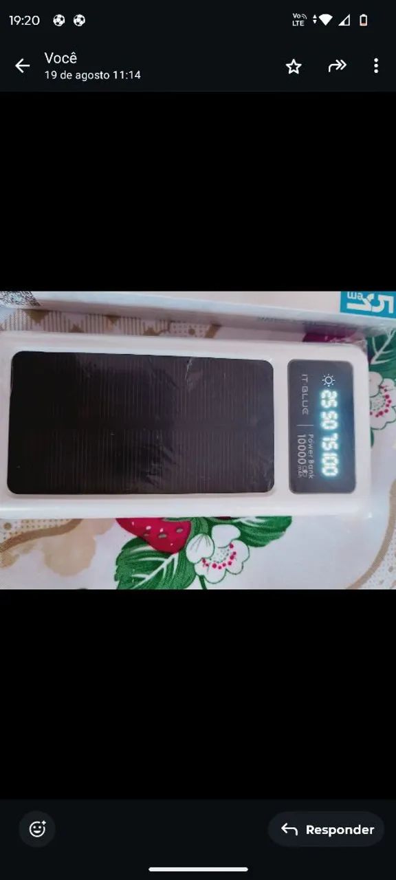Power Bank 10000 mAh - Carregador Portátil - Foto 2
