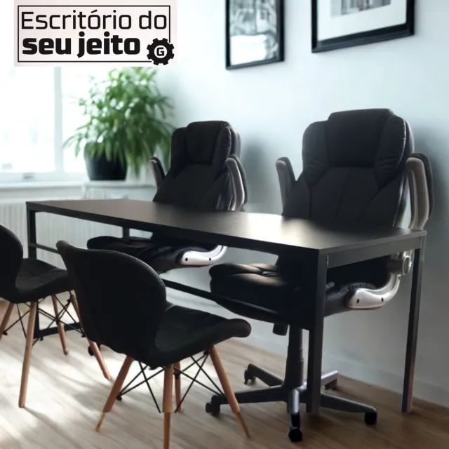 Mesa Gamer Reforçada 1,80m NOVA Multiuso para Computador Notebook Home Office Escritório