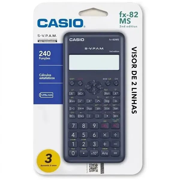 CALCULADORA CASIO FX-82MS CIENTIFICA 