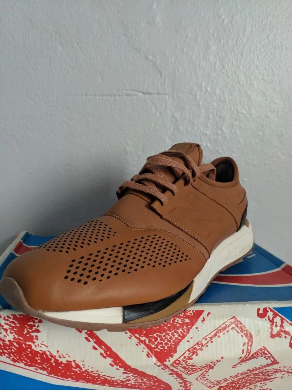 Olx TÃªnis New Balance 1400 Couro Marrom Top Tenis New Balance 200 - Main Image