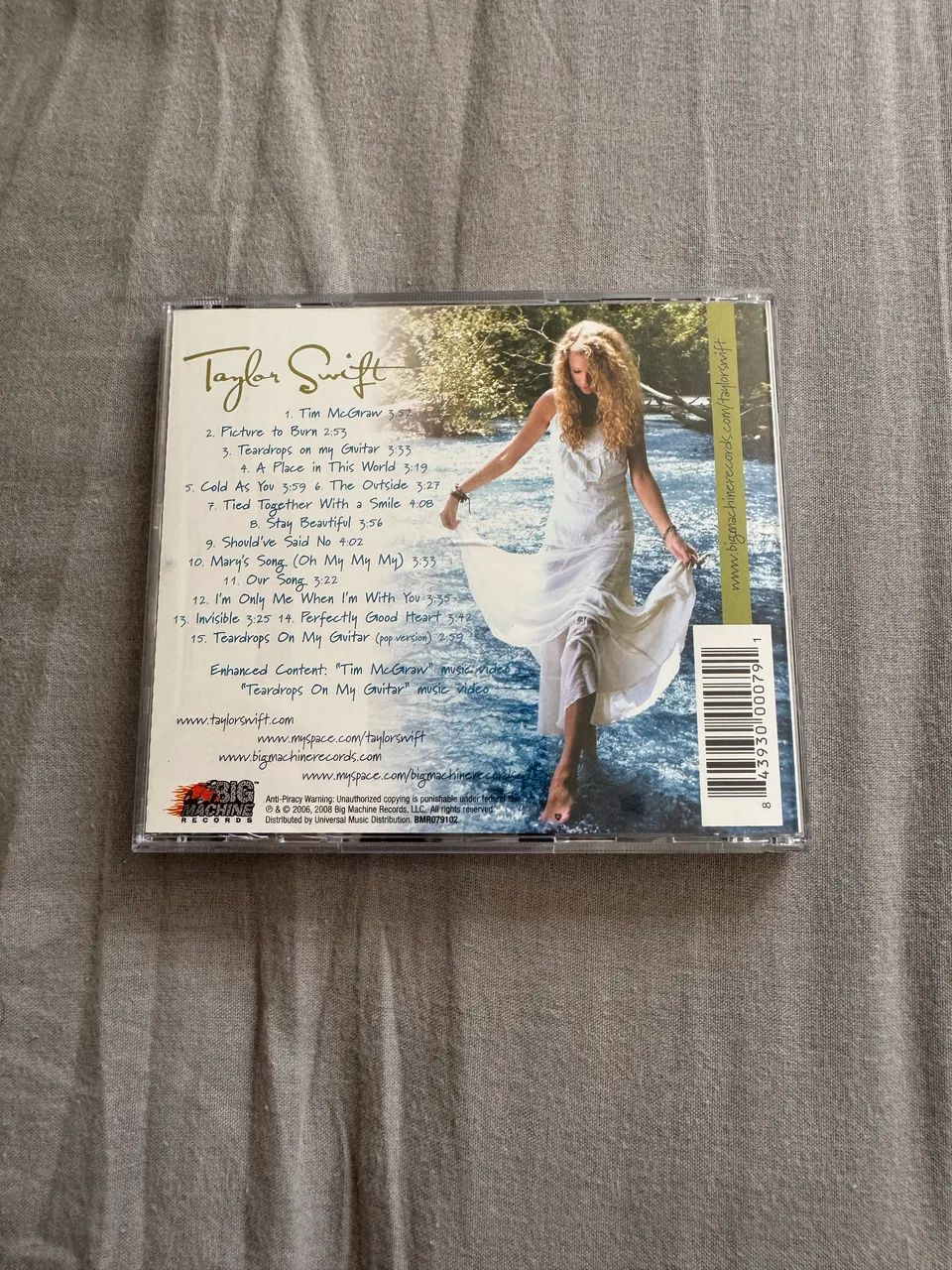 Taylor Swift CD debut importado (2008) - Foto 2