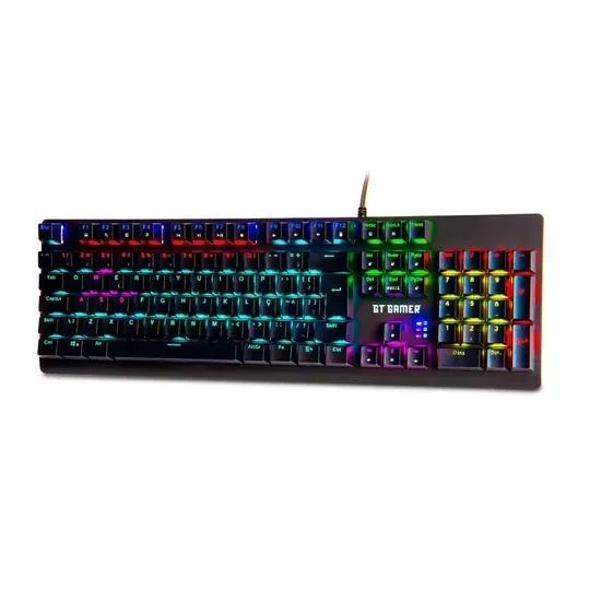 Teclado Mecânico GT Mechanical RGB Switch Red - WZetta - Foto 5