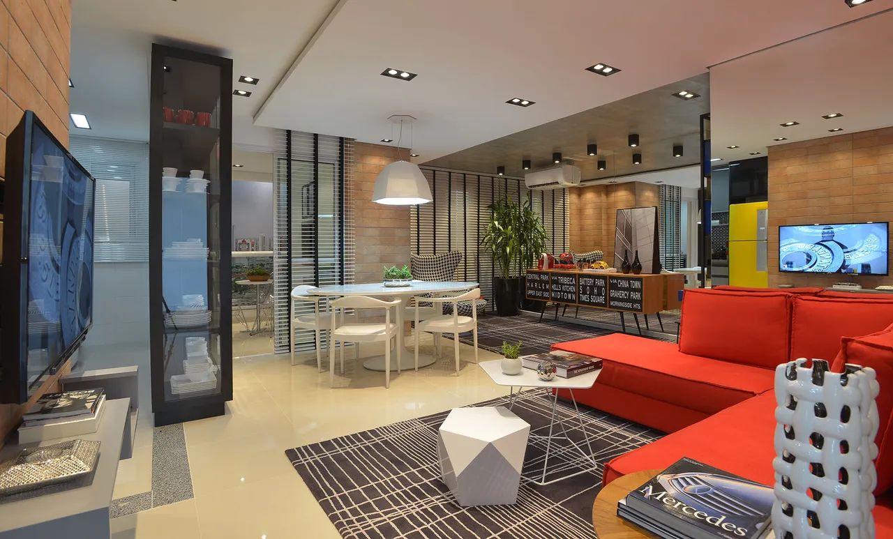 Edificio NYC 3/4, 76m², 01 vaga com moveis planejados andar alto vista do jardim das ameri - Foto 2