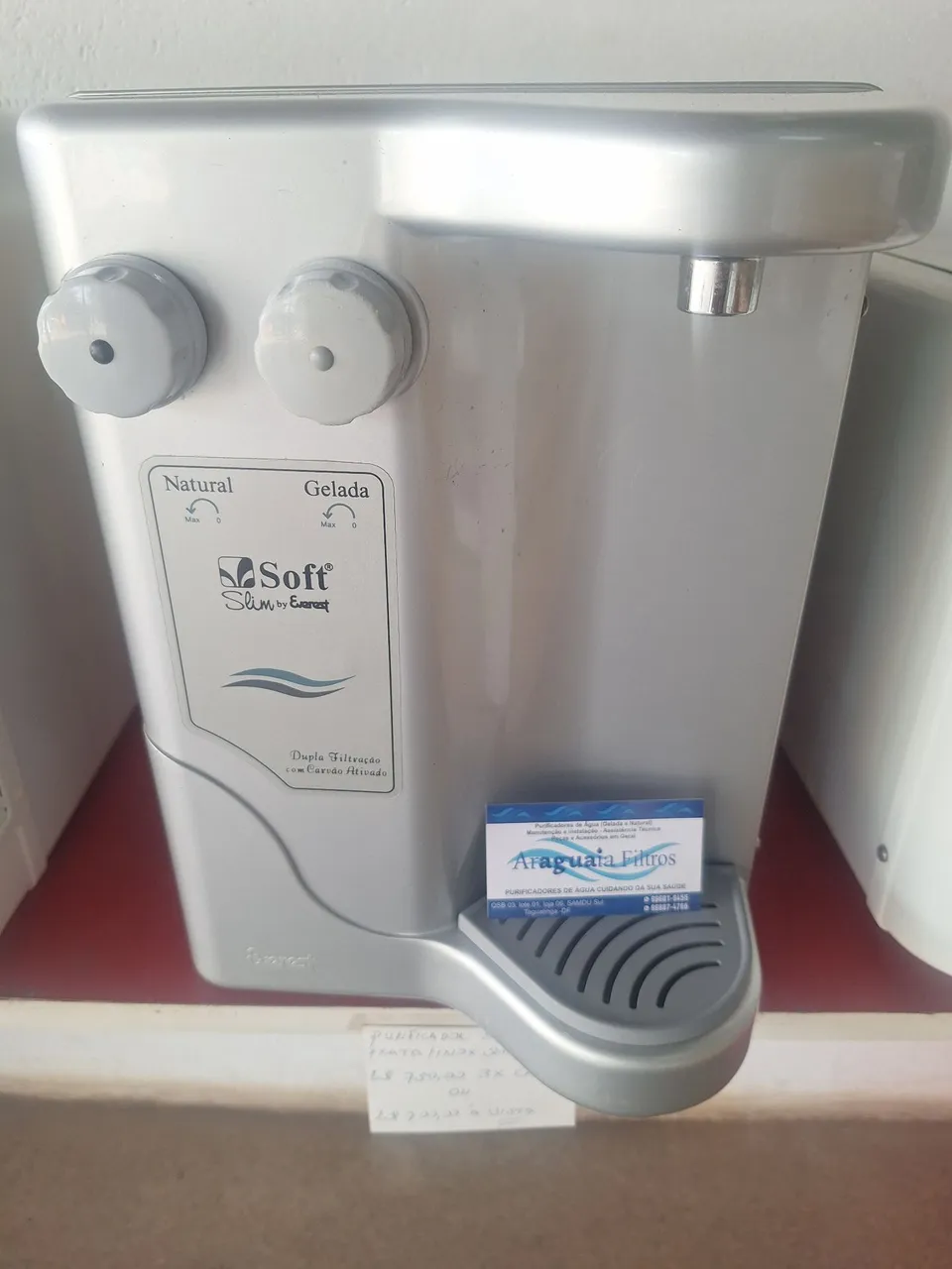Bebedouro/Purificador de Água Soft Slim Everest