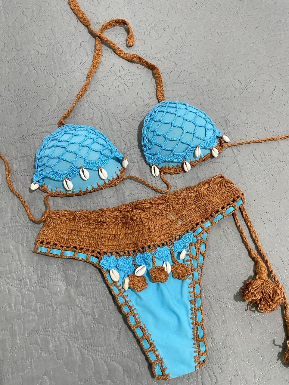 Biquíni NOVO de crochê 