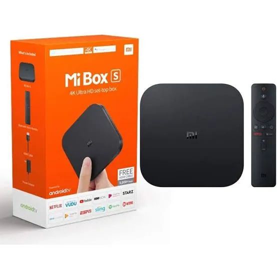 Mi tv box S 4k Novo aberto para teste apenas